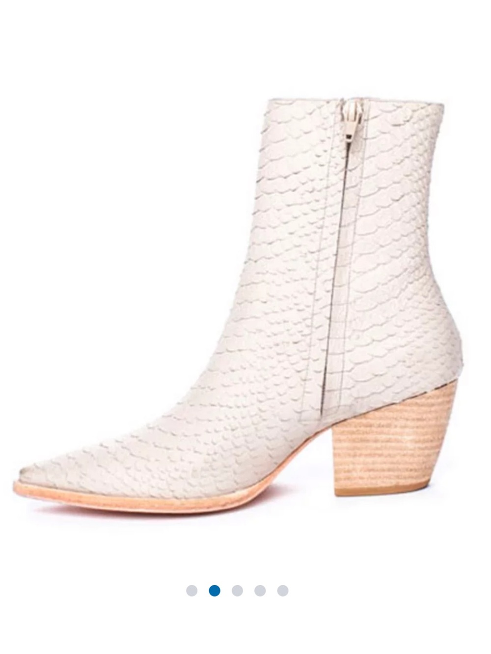 Matisse CATY Embossed Ivory Ankle Bootie size 8 - Picture 2 of 7